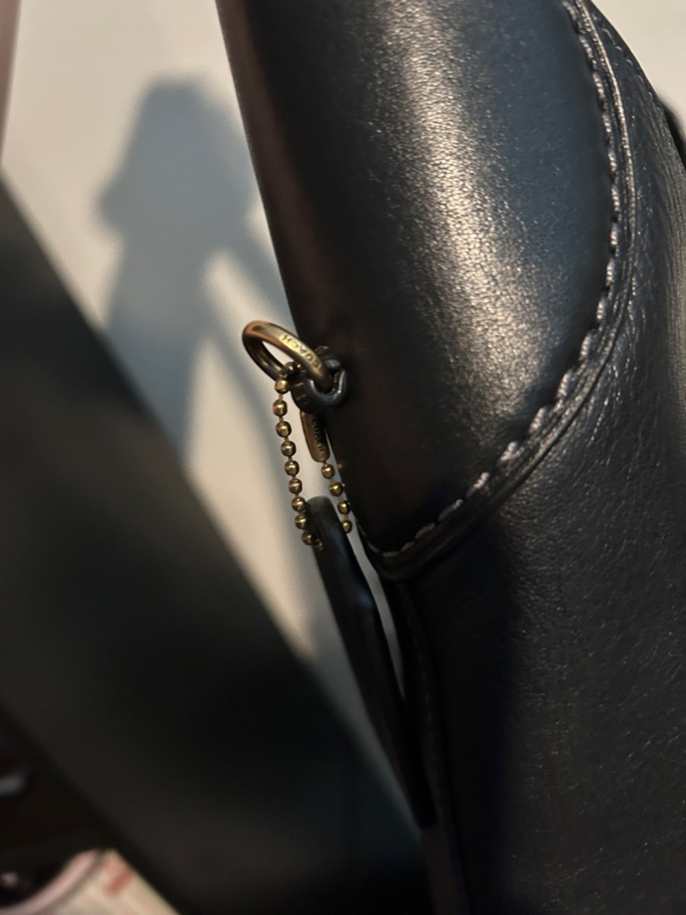 Coach Brooklyn Shoulder Bag 39 in Black - Picture 7 of 17